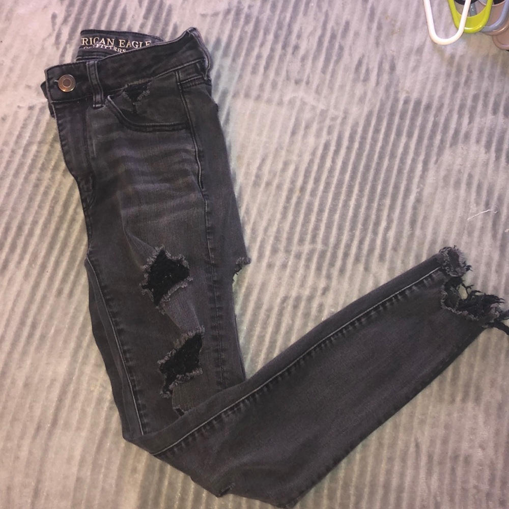 American Eagle Women’s Black Jeans